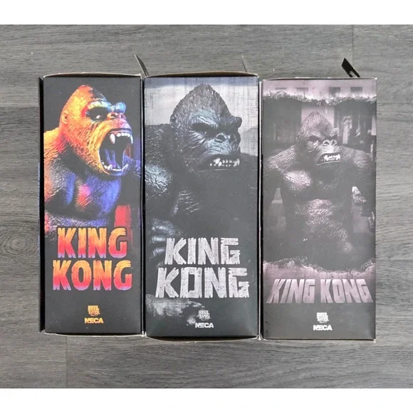 NECA King Kong 7 Scale Action Figure Lot (Set of 3) New